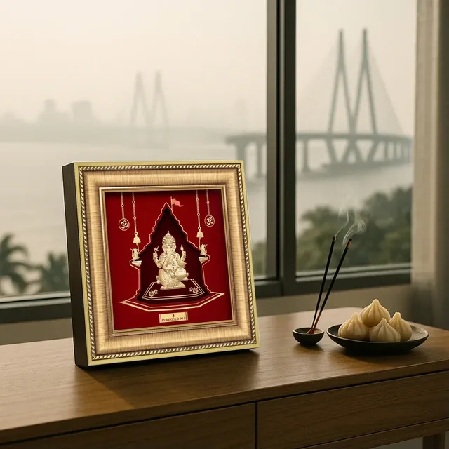 Bharat Jewellers Lord Ganesha Premium Wall Decor - O7 - LORD GANESHA FRAMES
