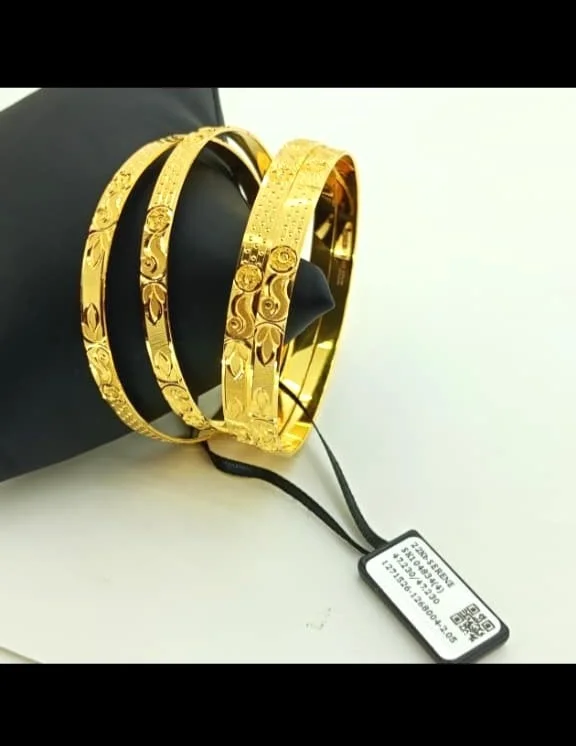 22KT 916 HULD HALLMARK GOLD BANGLES - 22KT 916 HULD HALLMARK GOLD, 0