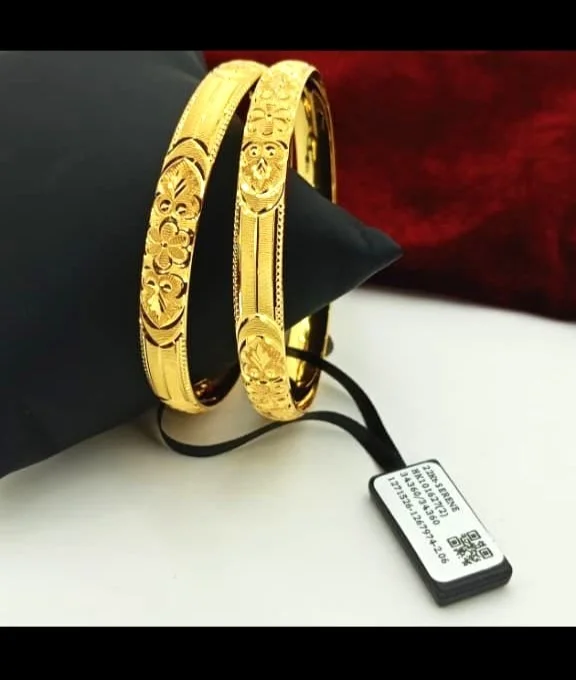 22KT 916 HULD HALLMARK GOLD BANGLES - 22KT 916 HULD HALLMARK GOLD, 0