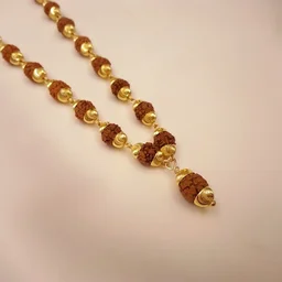 22KT 916 Hallmark Gold Rudraksh Mala - 22KT, 20 gm