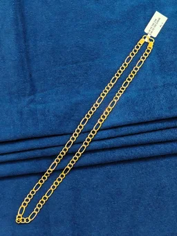 CHAIN NECKLACE FOR MEN TENDULKAR STYLE 20INCH - 22KT HALLMARK GOLD, 10 GRAMS