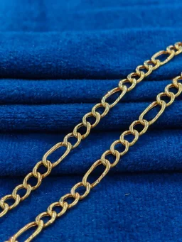 CHAIN NECKLACE FOR MEN TENDULKAR STYLE 20INCH - 22KT HALLMARK GOLD, 10 GRAMS