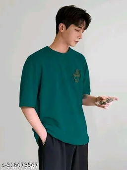 Over Sized T Shirt - Teal, L