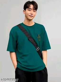 Over Sized T Shirt - Teal, L
