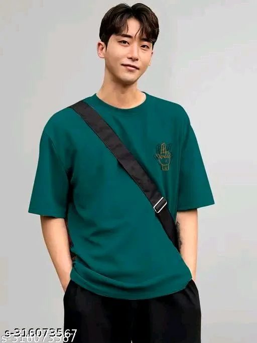 Over Sized T Shirt - Teal, L