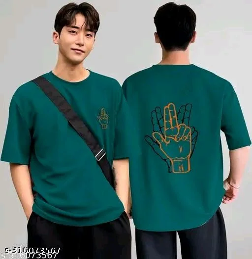 Over Sized T Shirt - Teal, Xl