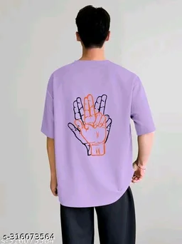Over Sized T Shirt - Mauve, Xl
