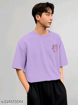 Over Sized T Shirt - Mauve, L
