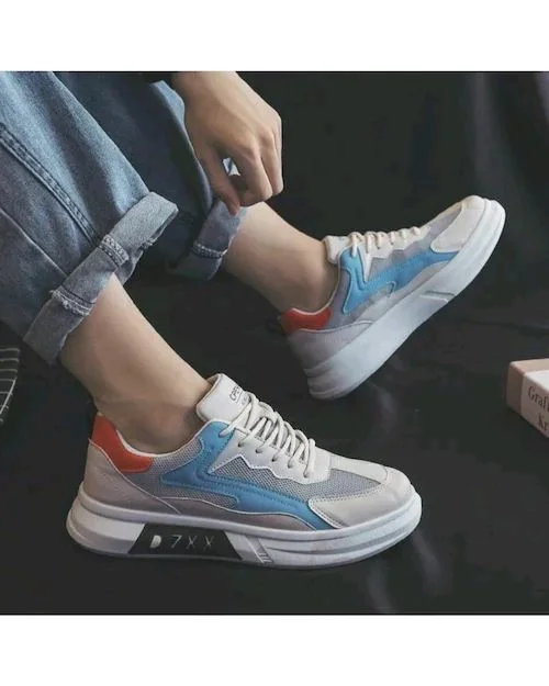 Zxx White Casual Sneakers - White, 8