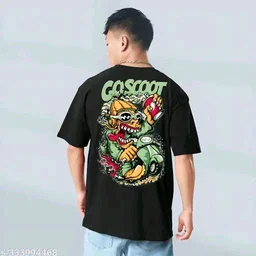 Over Sized T Shirt Printed - Mine Shaft, M