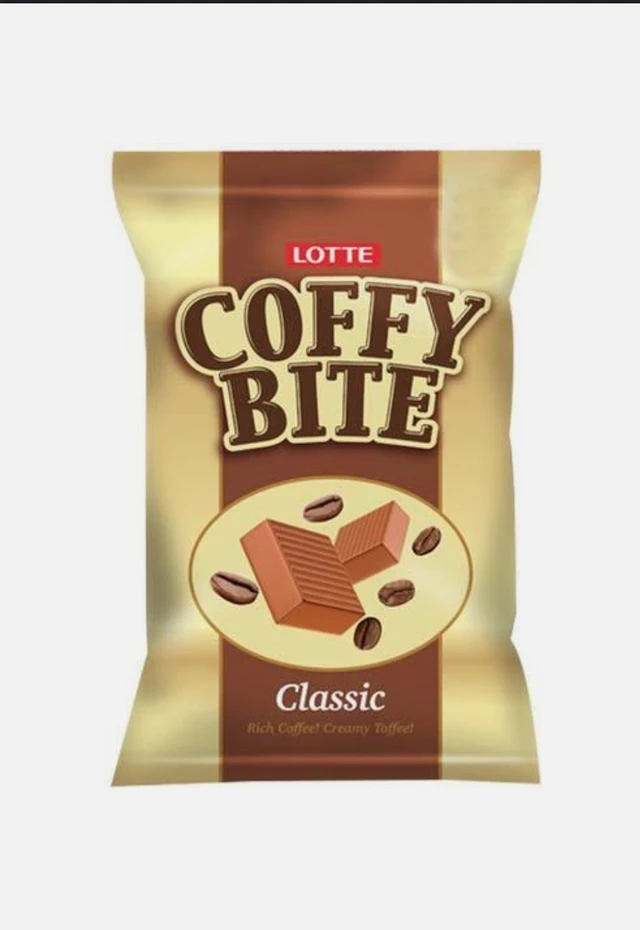 Lotte Coffy Bite Classic Rich Coffee! Creamy Toffee!