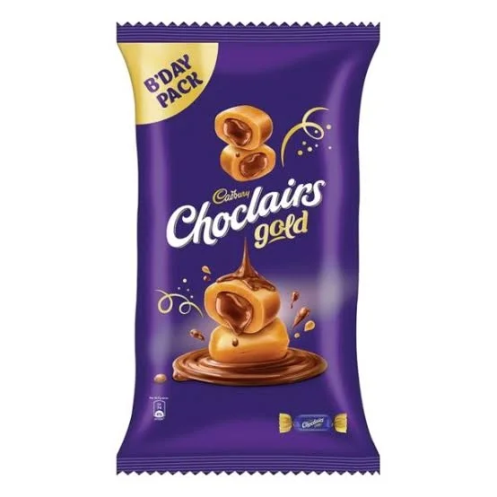 Cadbury Choclairs Gold Chocolate Pouch 