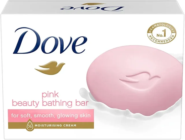 Dove Pink Beauty Bathing Bar For Soft , Smooth , Glowing Skin
