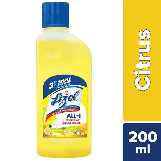 Lizol Disinfectant Surface & Floor Cleaner Liquid | Kills 99.9% Germs | Citrus