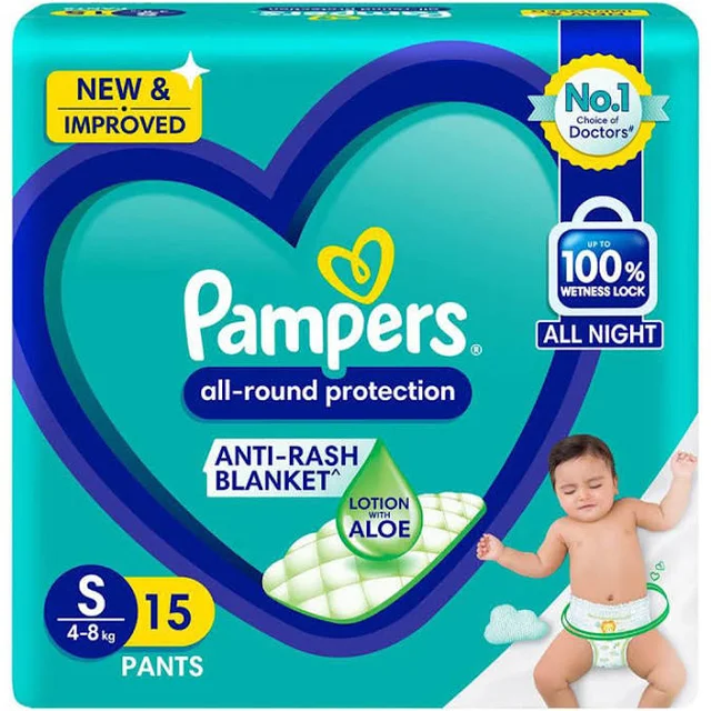 Pampers Small Size S | 4-8kg | Diaper Pants