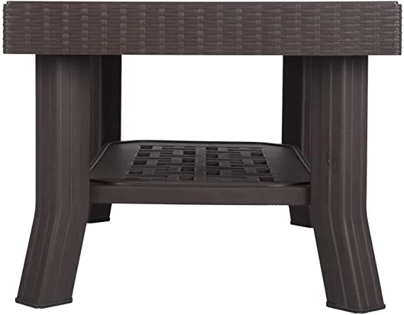 Restomatt National Vegas Plastic Center Table, Standard, Wenge