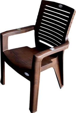 Restomatt Perfect Homes Relax Plastic Outdoor Chair (Brown, Set of 2, DIY(Do-It-Yourself)) - Brown