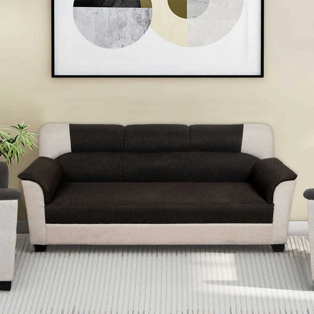 Restomatt Premium Fabric 3 + 1 + 1 Sofa Set (Dark Grey, DIY(Do-It-Yourself))