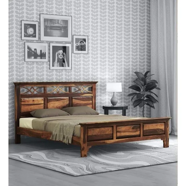 Restomatt Solid wood Bed without Storage 6××6