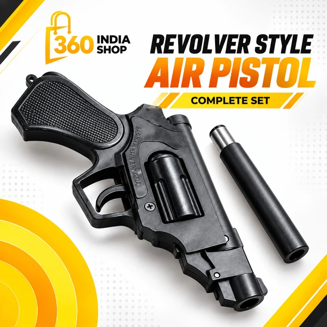 Bolt Air Pistol Revolver Style Gun