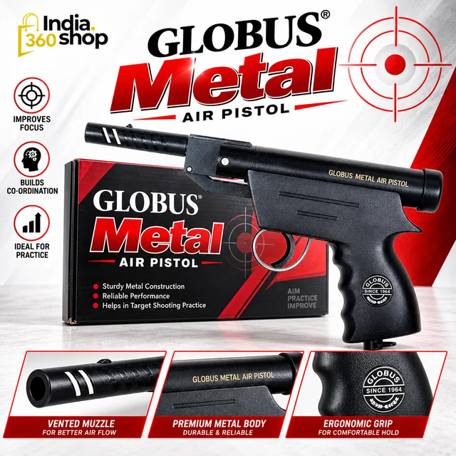 Globus Metal Black Finishing Airgun / Air Pistol