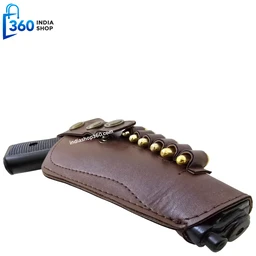 Blanca Air Pistol With 6 Golden Bullets Combo - Black