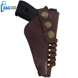 Blanca Air Pistol With 6 Golden Bullets Combo - Black