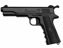 Spartan Sound Cork Gun – Heavy Quality Toy Gun with Sound Corks - Black