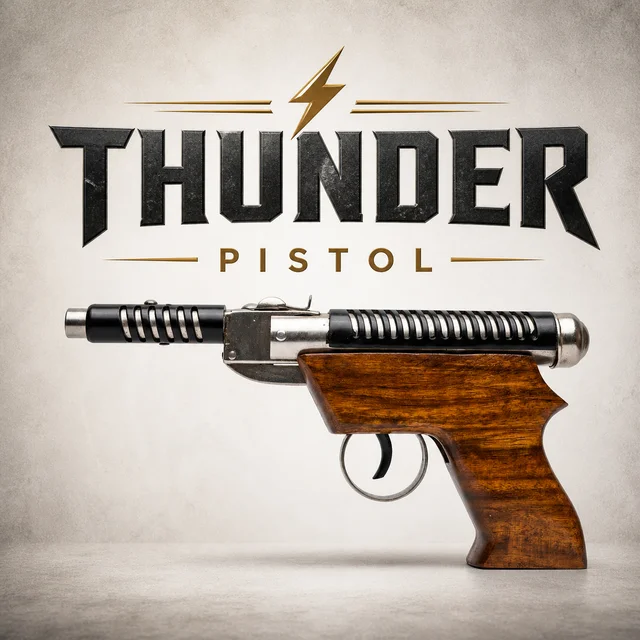 Thunder Wooden Airgun / Air Pistol