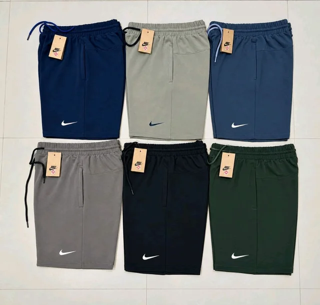 BIG SIZE DOBBY LYCRA SHORTS 