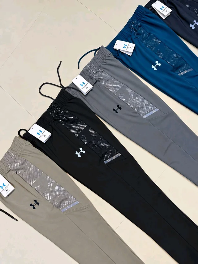 4 WAY LYCRA Track Pants Premium Quality UA