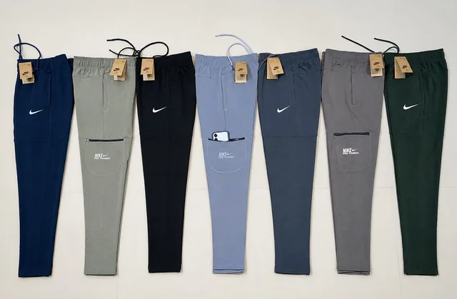 *DOBBY LYCRA TRACK PANTS WITH SIDE POCKET* Hi Quality