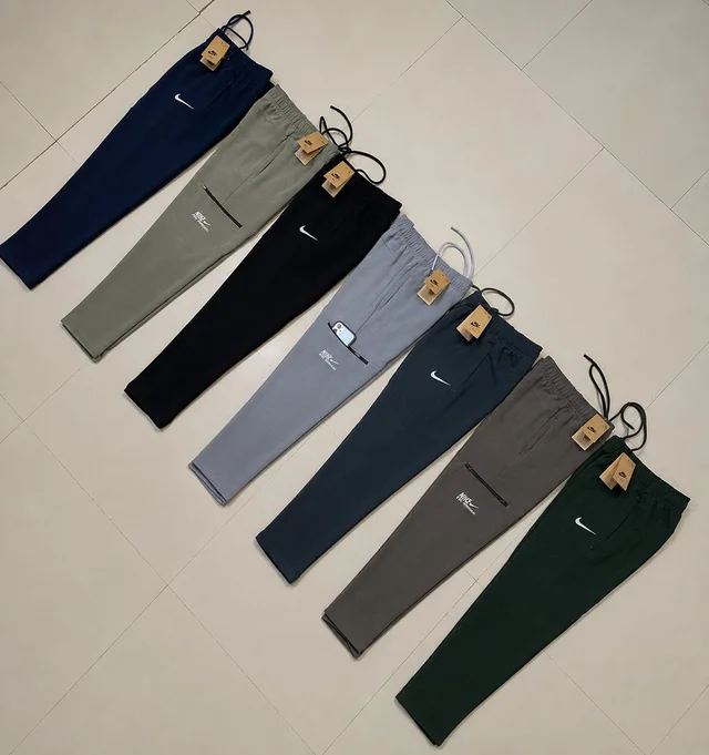 *DOBBY LYCRA TRACK PANTS WITH SIDE POCKET* Hi Quality
