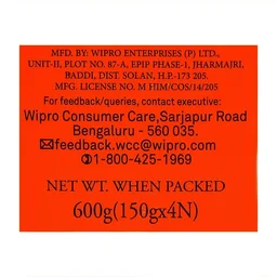 Santoor Sandal & Turmeric Soap 4 N - 150g