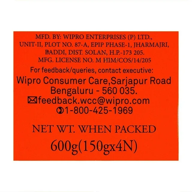 Santoor Sandal & Turmeric Soap 4 N - 150g