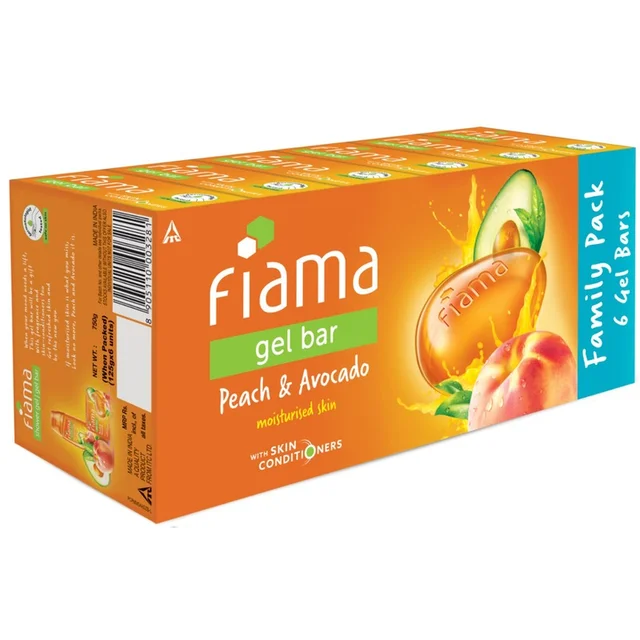 Fiama Peach & Avacado Soap 6 N - 125g (each)