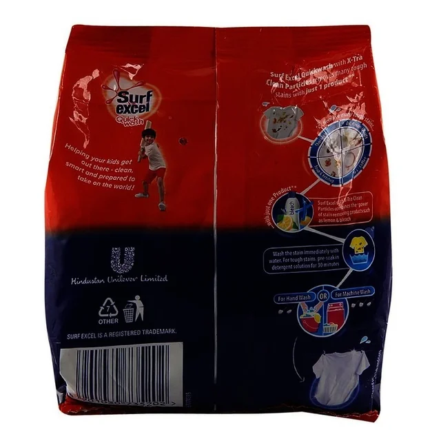 Surf Excel Quick Wash Detergent Powder - 500g