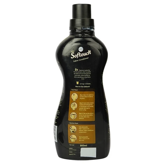 Softouch Fabric Conditioner 2X French Perfume - 800ml