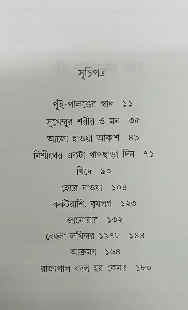 পুঁই-পালঙের স্বাদ পূর্ণেন্দু পত্রী Pnui Palanger Swad Purnendu Pattrea