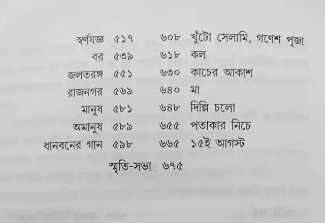 মনোজ বসুর গল্প সমগ্র প্রথম খণ্ড Manoj Basur Galposamogra vol 1