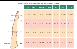 Lymph Compression Arm Sleeve With Shoulder Belt - S