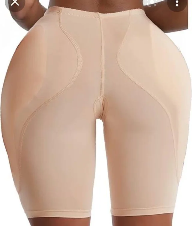Long hip body shape panties beige - 34, Beige, Long Hip Side Foam Pads
