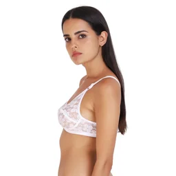 Bridal Trans Lace Net Bra - 48