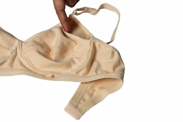 Cross Dress Mastectomy Cancer Pocket Cotton Bra With 2 Micro Fiber Adjustable Pads - 36