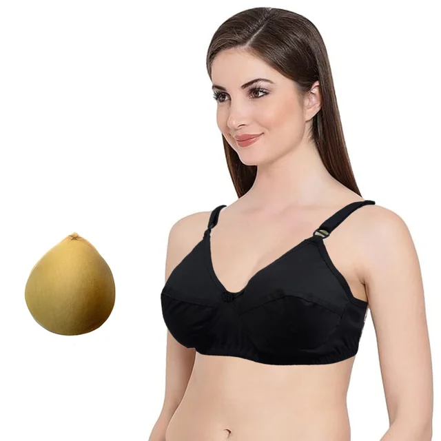 Mastectomy Cancer Pocket Bra With One Microfiber Filled Adjustable Pad - 30