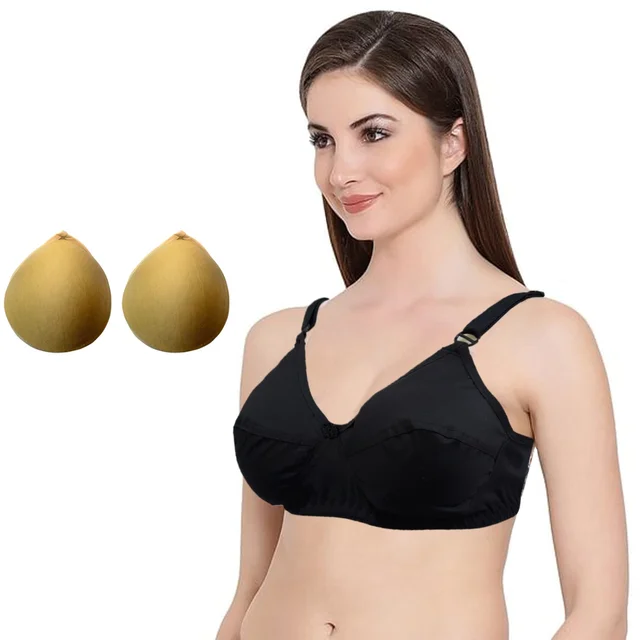 Mastectomy Cancer Pocket Bra With Two Micro fiber Filled Adjustable Pads - 34