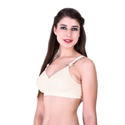 Mastectomy Cancer Pocket Bra With One Microfiber Filled Adjustable Pad - 34