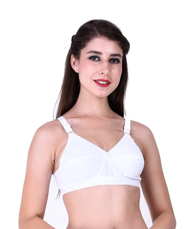 Mastectomy Cancer Pocket Bra With One Microfiber Filled Adjustable Pad - 34