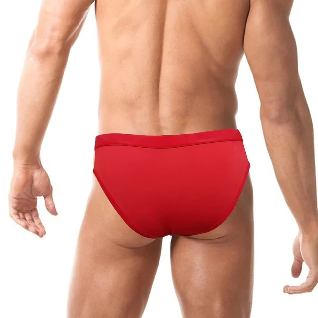 Men Fancy Net Trans Underwear - Free, Red, Free Size