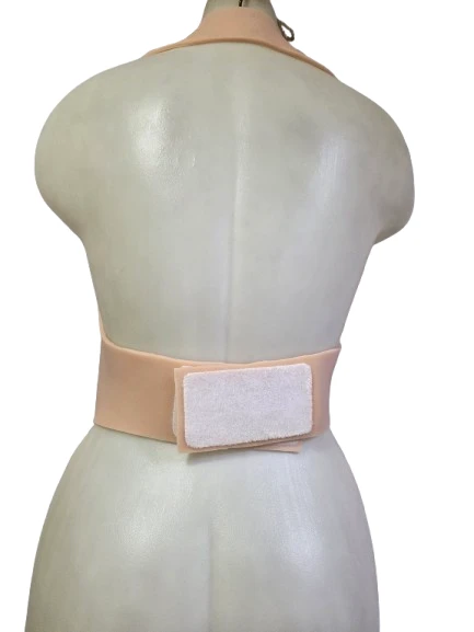 Silicone Bilateral Mastectomy Breast Prosthetic Jacket Easy Wear - B, BEIGE